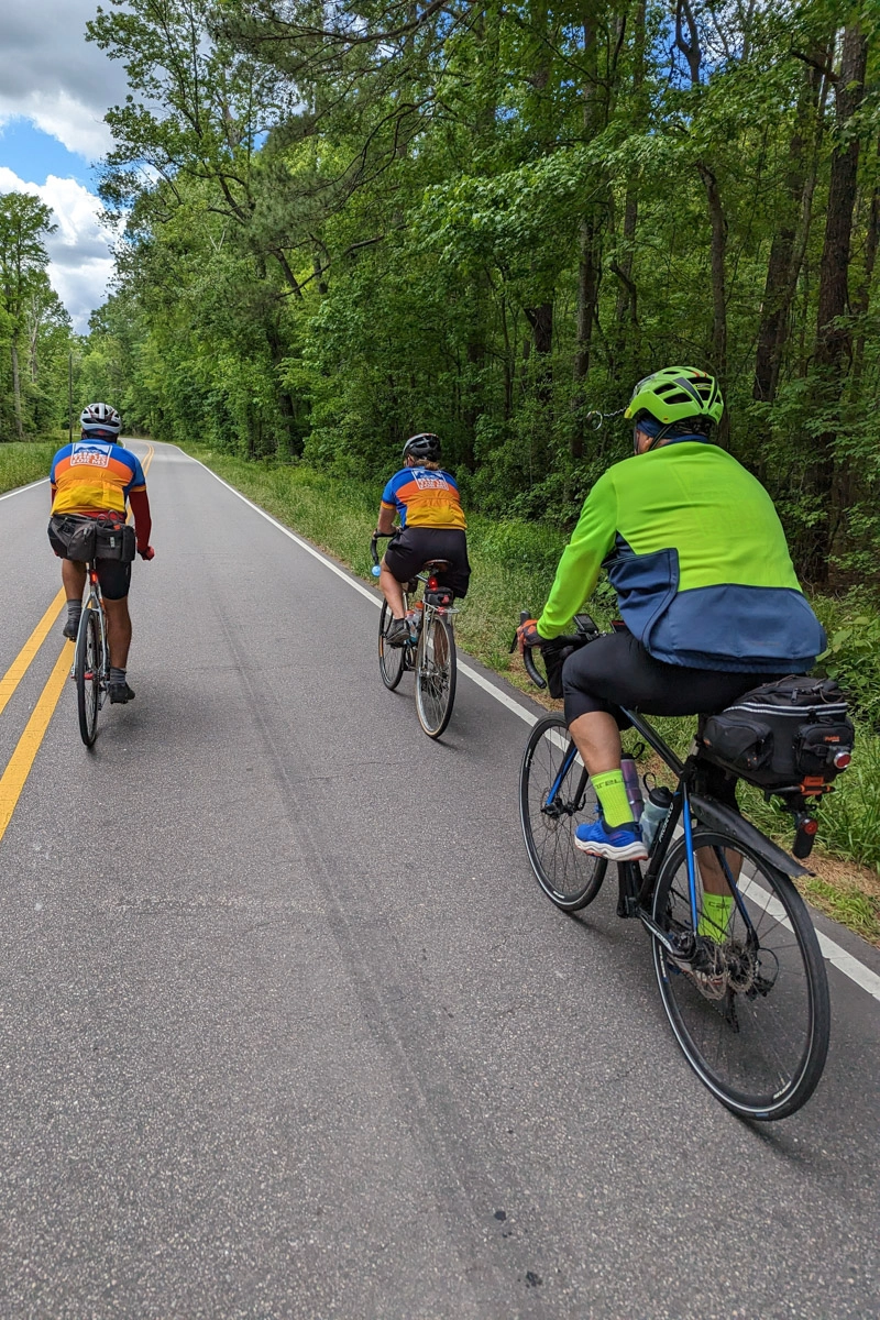Cycling quiet country roads from Boston to Cape Cod