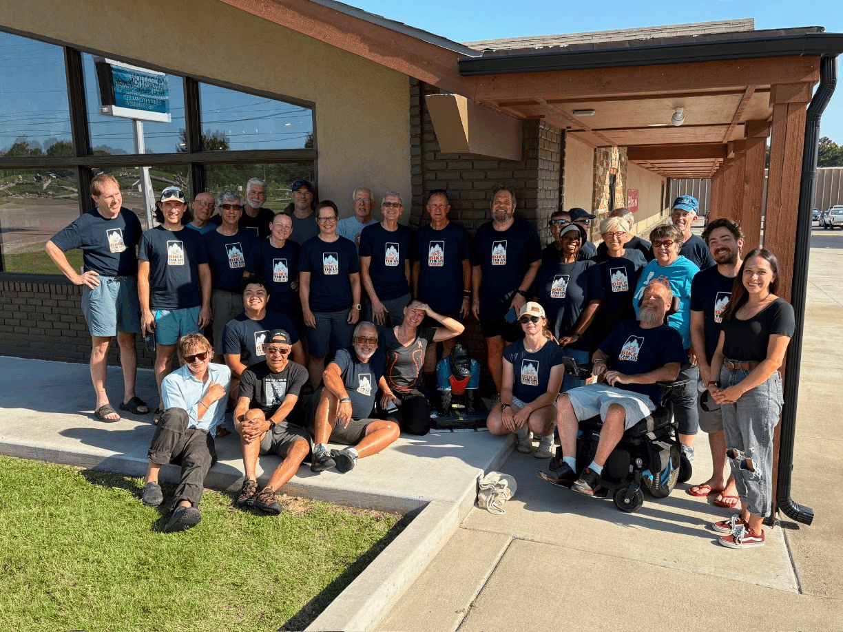 Photo of riders at Transam - Kansas City Rest day.