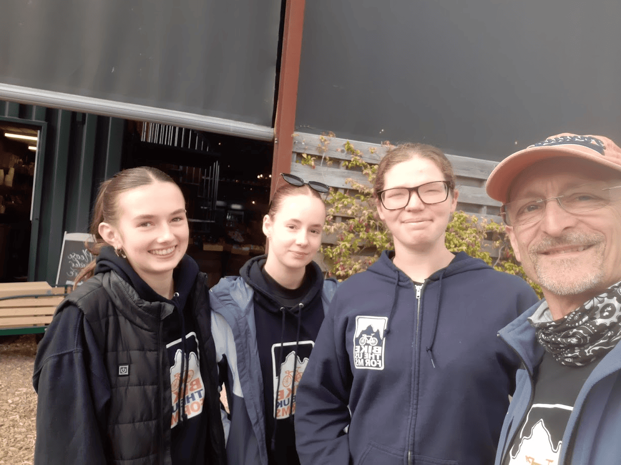 Royal Chilterns Way four route leaders selfie